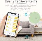 Konohan 5 Packs Smart Item Finder Portable Tracker GPS Tracking Mobile Anti Loss Smart Device Key Finder Tag Locator with Sound for Bags Wallets Backpacks Pets Keys Luggage(Macaron Color)