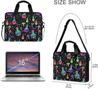 MNSRUU Laptop Bag for 15.6 inch Black Gothic Bats