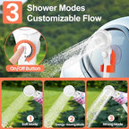 B013 Portable Shower Pump for Camping – 7800mAh Long-Lasting & Quiet Outdoor Shower with LED Display, IPX8 Waterproof Outdoor Shower for Pet Bath, Car Wash & RV