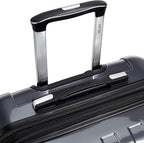 DELSEY PARIS Helium Aero Hardside Expandable Luggage with Spinner Wheels, Titanium, Carry-On Plus 21 Inch