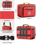 500 PCS First Aid Kit for Travel Camping Car Home Businesses, Well-Organized Emergency Kit, Survival Trauma First Aid Kits for Home College Dorm Essential Supplies