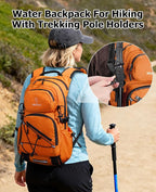 NOOLA Hydration Backpack with 3L Water Bladder, 22L / 25L Water Backpack for Hiking Cycling Biking, Lightweight Hiking Pack