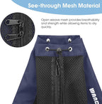 WANDF Swim Bag Mesh Drawstring Backpack Beach Backpack for Swimming, Gym, and Workout Gear