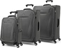 Travelpro Maxlite 5 Softside Expandable Luggage with 4 Spinner Wheels, Lightweight Suitcase, Men and Women, Shadow Grey, 3-Piece Set (21/25/29)