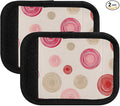 Red Circle Luggage Handle Wrap for Suitcase Luggage Tags Handle Covers Identifiers Soft Decorations Travel Accessories 2 Pack