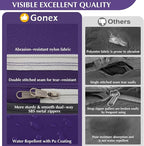 Gonex Compression Packing Cubes, 4pcs Expandable Storage Travel Luggage Bags Organizers (Purple)