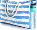 SRISE Large Beach Bag for Women & Men, Beach Bags Waterproof Sandproof, Travel Tote Bag, Swim Pool Bag for Family Outdoor