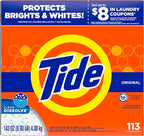 Tide Powder Laundry Detergent,Original Scent,113 Loads,143 oz,(Pack of 2)