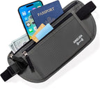 RFID Blocking Passport Holder - Money Belt & Travel Wallet, Travel Belt Bag Fanny Pack for Women Men