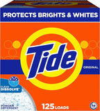 Tide Powder Laundry Detergent, Original Scent, 125 Loads, 143 oz