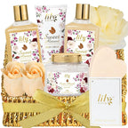 Gifts for Women, Mothers Day Gift Basket for Mom - 9 Pcs Bath and Body Gift Basket Set Spa Gift Basket Set for Women, Gift Set | Perfect Christmas, Birthday, Valentines Day Gifts for Her, Gift for Mom