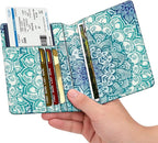 FINTIE Passport Holder, Slim Travel Wallet RFID Blocking Card Case Cover Passport Cover Protector Essentials with Credit Card Slots for Women/Men | Slim, RFID Blocking, Card Case Cover, Essentials, Credit Card Slots