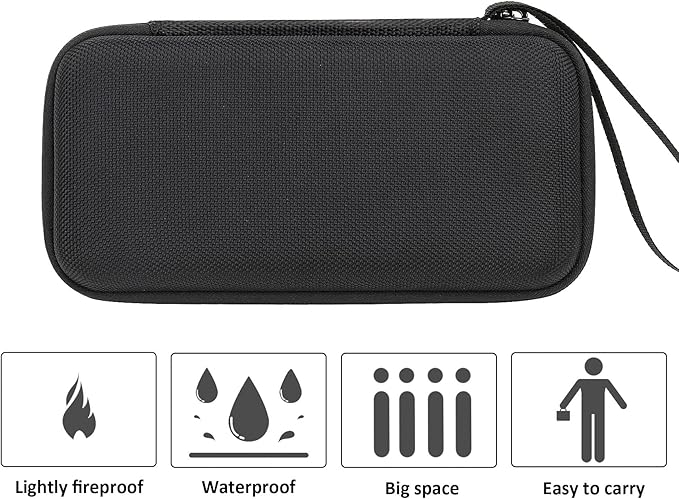 khanka Hard Travel Case Replacement for Anker 325/535 Power Bank PowerCore 20K Portable Charger 20000mAh, Case Only (Black)
