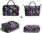 ESVAN Travel Tote Duffel Gym Bag,Weekender Overnight Carry-on Tote Crossbody Bag with Wet Pocket and Trolley Sleeve Upgraded