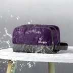Gonex Travel Toiletry Bag Nylon, Shaving Bag Toiletry Organizer Deep Purple