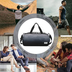 Gym Bags for Men with Side Pocket, 38L Sports Gym Duffle Bag with Wet Pocket&Shoe Compartment, Large Waterproof Sport Duffel Bags for Travel, Sports, Fitness&Workout(Black Gradient)