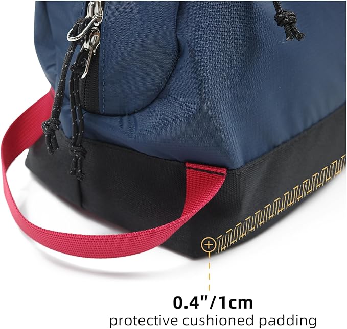 Travel Toiletry Bag 5L, Compact Travel Organizer with Waterproof TPU Wet/Dry Compartment