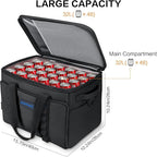 Soft Insulated Cooler Bag Collapsible Large Travel Coolers Soft Sided Coolers Ice Chest, Leakproof, Waterproof