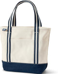 Lands' End Open Top Canvas Tote Bag
