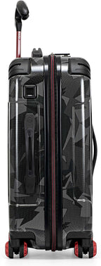 Traveler's Choice Maxporter II Polycarbonate Hardside Trunk with Spinner Wheels, Gray Camo, 22-Inch Carry-on Luggage