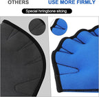 TAGVO Aquatic Gloves for Helping Upper Body Resistance, Webbed Swim Gloves Well Stitching, No Fading, Sizes for Men Women Adult Children Aquatic Fitness Water Resistance Training