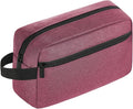 Icramsy Travel Toiletry bag Toiletry bag for women men Hanging Cosmetic bag Travel accessories for Women Men (Purplish red)