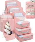 10 Set Packing Cubes for Travel, Gifts for Women Mom,Anti-Tearing Suitcase Organizer,OlarHike Vacation Essentials & Accessories for Cruise Ship