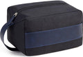 Vorspack Toiletry Bag for Men - Water Resistant Travel Bag for Toiletries, Lightweight Hygiene Bag for Bathroom, Travel Essentials, Gifts - Black&Blue