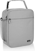 Lovoeo Lunch box Lunch bag for men women Insulated Lunchbox Lunch bags for Work Picnic Travel (Light grey)