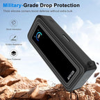 Silicone Case for Anker Prime Power Bank (26,250mAh 300W) Travel Protective Cover, Shockproof | Compact | Tactile Grip | Impact Protection for Anker Power Bank (300W), LCD Display Visible (Black)