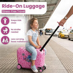 Bioworld Lilo & Stitch Tropical Stitch Ride-On Luggage For Kids & Toddlers