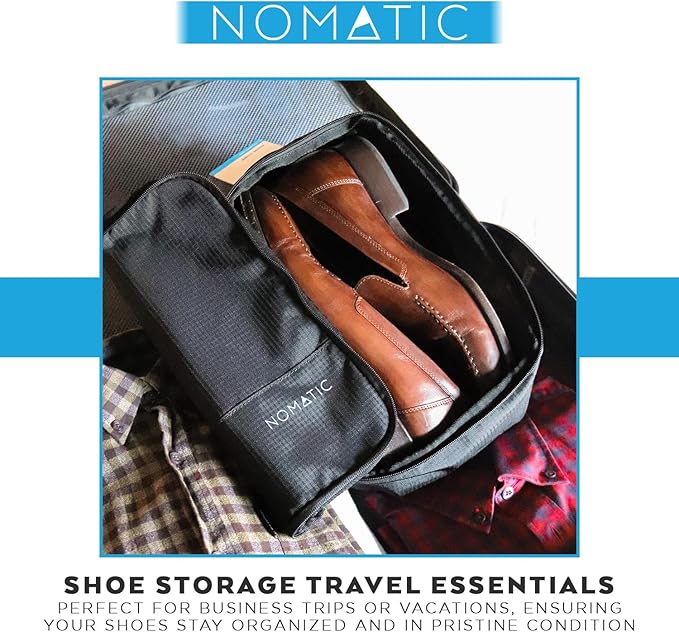 NOMATIC Shoe Cube: Shoe Packing Cube For Travel, Sneaker Bag, Shoe Travel Bag For Luggage