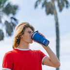 RTIC 20oz Essential Tumbler with Lid, Ceramic Lined, Insulated, Stainless Steel, Metal, Double Wall Vacuum-Insulation, Travel Cup for Iced Coffee, Tea, Hot and Cold Drink, Cobalt