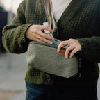 Peak Design Small Tech Pouch, Midnight, Electronics Organizer for Travel or Everyday Carry, Origami-Style Storage, Cable Pass-Through, Weatherproof Recycled Nylon, Gear Carry Bag for Men and Women
