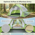 XL 1/2/3/4 Person Dome Camping Tent,Tents for Camping,Tents for Camping Waterproof,Double Layer Waterproof, Removable Rain Fly, for Outdoor Hiking, Fishing