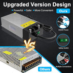 IMAYCC AC to DC Converter SMPS 110V to 12V Converter 12V DC Power Supply, Universal 120V to 12V Converter Transformer Max Current 83.4A 1000W