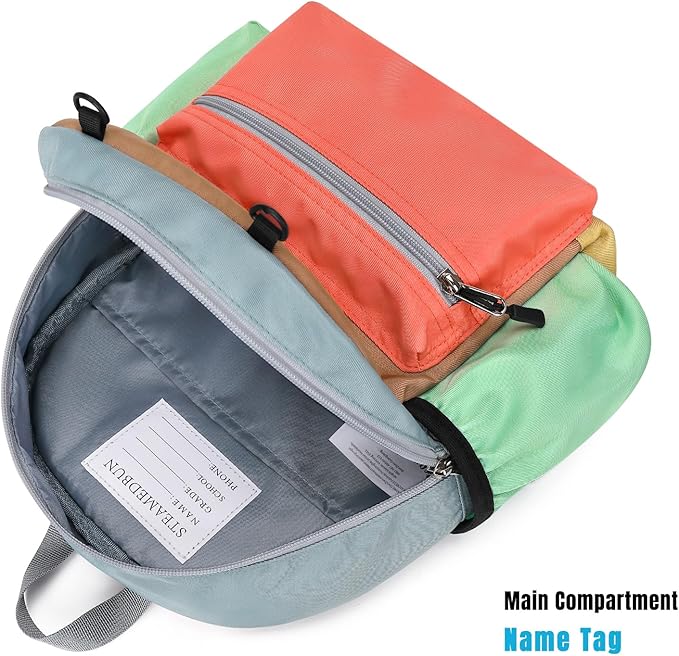 STEAMEDBUN Toddler Backpack for Girls 2-4: Kids Backpack Boys Girls - Preschool Kindergarten Daycare Backpacks - 12 inch