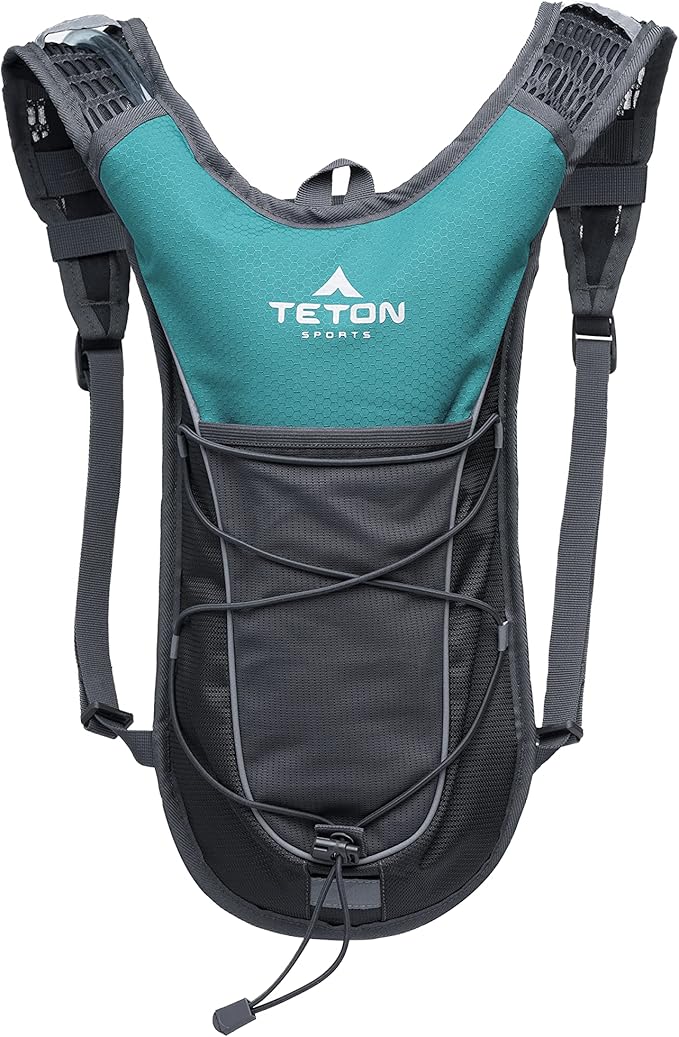 Teton Oasis/Trailrunner Hydration Backpack – Lightweight Water Pack with 2L/3L Bladder for Hiking, Running, Cycling, Biking 18L/22L Sizes – Sewn-in Rain Cover – Fits Men and Women