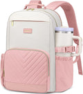 Laptop Backpack for Women Bookbag: 15.6 inch Work School Backpacks with Pouch Pocket for Large Capacity Cup & USB Charger College Book Bag Travel Business Nurse Teacher Bookbags Anti-theft Back Pack