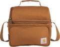 Carhartt Camping Cooler, Worksite Lunchbox, Soft Shell Lunch Bag for Construction Sites, Work and Everyday Use, Brown (Pack of 8)