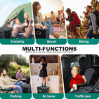 Ann Katy Upgrade XL Portable Toilet for Adults, Extra Large Portable Travel Floding Toilet, Camping Tall Toilets with Lid for Adults and Kids Compact Potty for Car,Hiking,Beach and Camping
