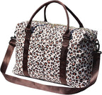 ESVAN Travel Tote Duffel Gym Bag,Weekender Overnight Carry-on Tote Crossbody Bag with Wet Pocket and Trolley Sleeve Upgraded