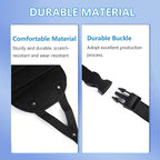 Foot Hammock for Aircraft Travel Car, with Storage Bag, Adjustable Portable Foldable Footrest Leg Rest, Removable Mat for Men and Women, Desktop Hammock Support for Travel, Cars and Home