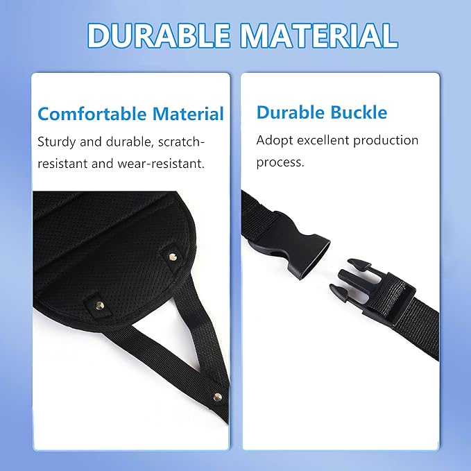 Foot Hammock for Aircraft Travel Car, with Storage Bag, Adjustable Portable Foldable Footrest Leg Rest, Removable Mat for Men and Women, Desktop Hammock Support for Travel, Cars and Home