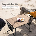 ONETIGRIS VENTARA Camping Table, Ultralight Foldable Table Sturdy & Quick Setup, Weighs Only 2.4 lbs, Perfect for Camping, Hiking, Backpacking, Picnic, Beach, Travel