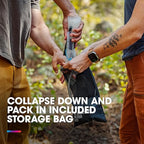 HydraPak Seeker+ 6L Gravity Filter Kit - Dual Bag Filtration System, Collapsible & Packable, Lightweight, High-Capacity, BPA-Free - for Camping, Backpacking, Emergency Preparedness