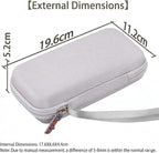 khanka Travel Case for Anker Power Bank, 20,000mAh Portable Charger,Case Only (White)