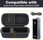 for Anker Prime Power Bank 20100mAh 220W Portable Charger Hard Travel Case,Portable Case Compatible with 20,100mAh 3-Port Portable Charger with 220W Output(Only Case)