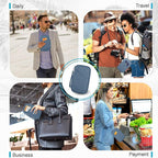 Passport Holder Family, Women Rfid Blocking Passport Wallet, Travel Essentials Premium Wallets, Waterproof Passport Holders Bag for Men Traveling, Travel Document Organizer Credit Cards Case