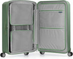 Traveler's Choice Pagosa Hardshell Expandable Luggage with Spinner Wheels, Green, 3-Piece Set (22/26/30)